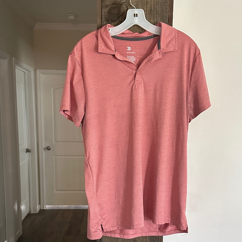 All in Motion Coral Polo Shirt